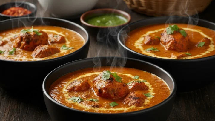 chicken-tikka-masala prepared for serving