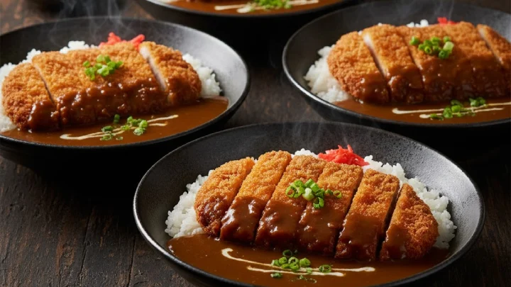 Calculate perfect portions of authentic Katsu Curry. Master Japan's beloved crispy breaded cutlet smothered in rich, savory curry sauce over steamed rice!